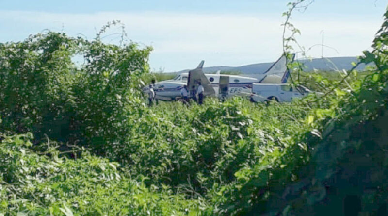 Avião que transportava vacinas bate