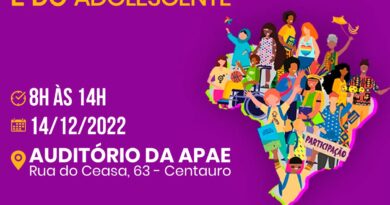 Eunápolis sedia Conferência Municipal dos Direitos da Criança e do Adolescente nesta quarta-feira