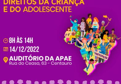 Eunápolis sedia Conferência Municipal dos Direitos da Criança e do Adolescente nesta quarta-feira
